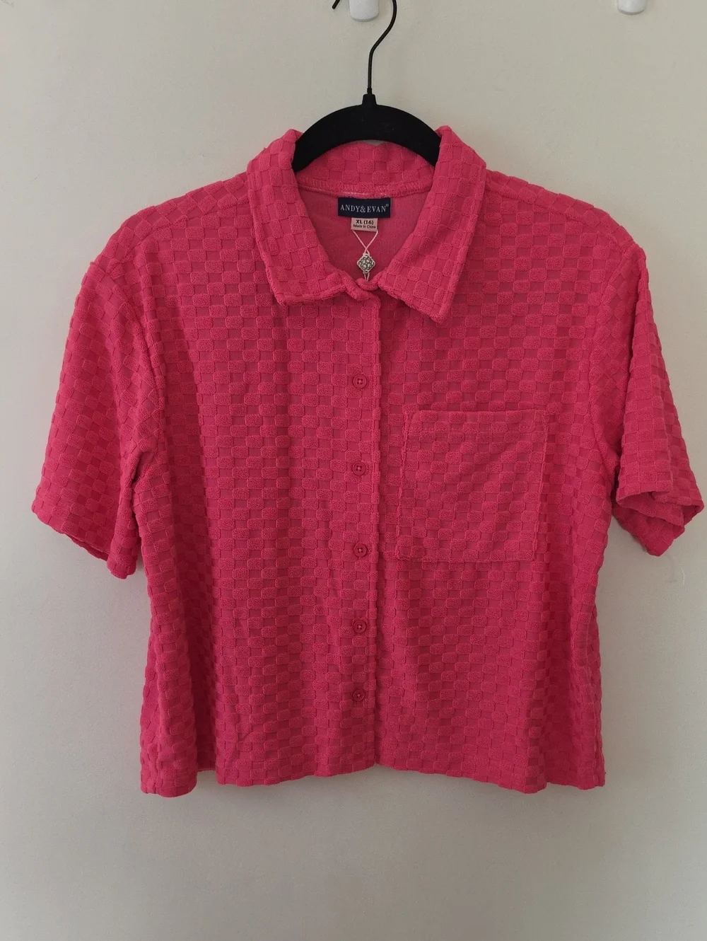 Andy & Evan Hot Pink Two-Piece Set Girl Teen Size 16